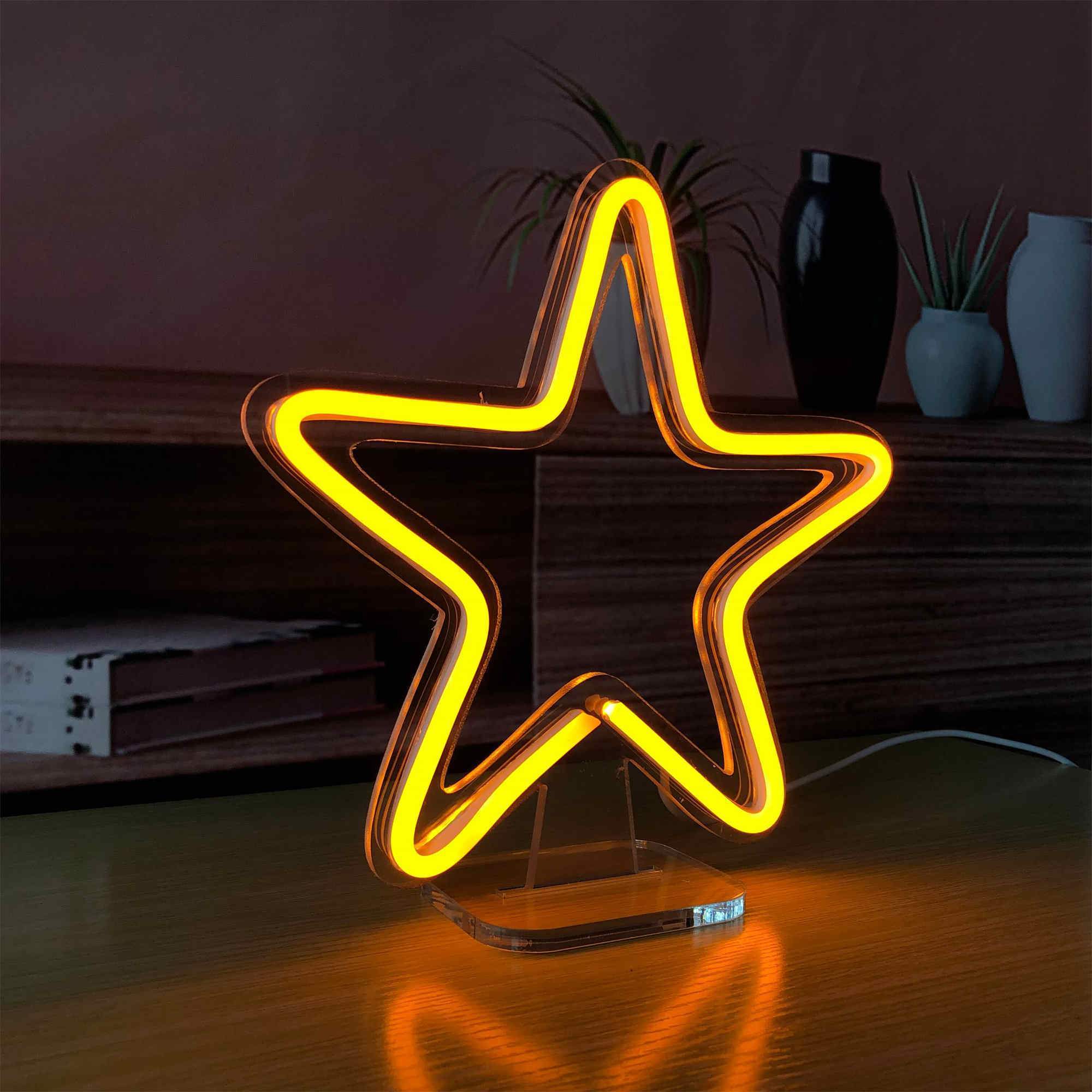 Star Small LED Neon Sign Lights