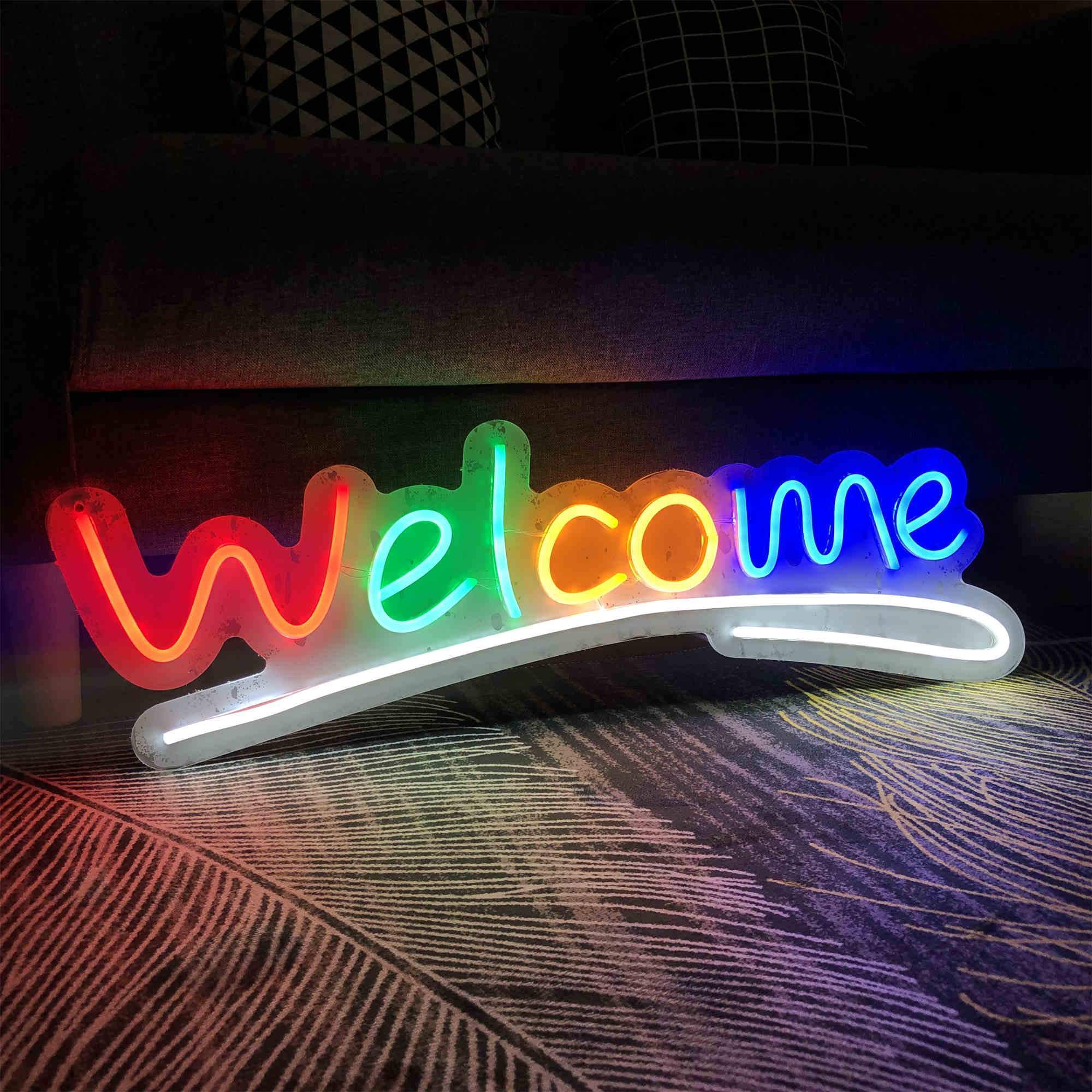 Welcome Neon LED Signs – ZPLneon
