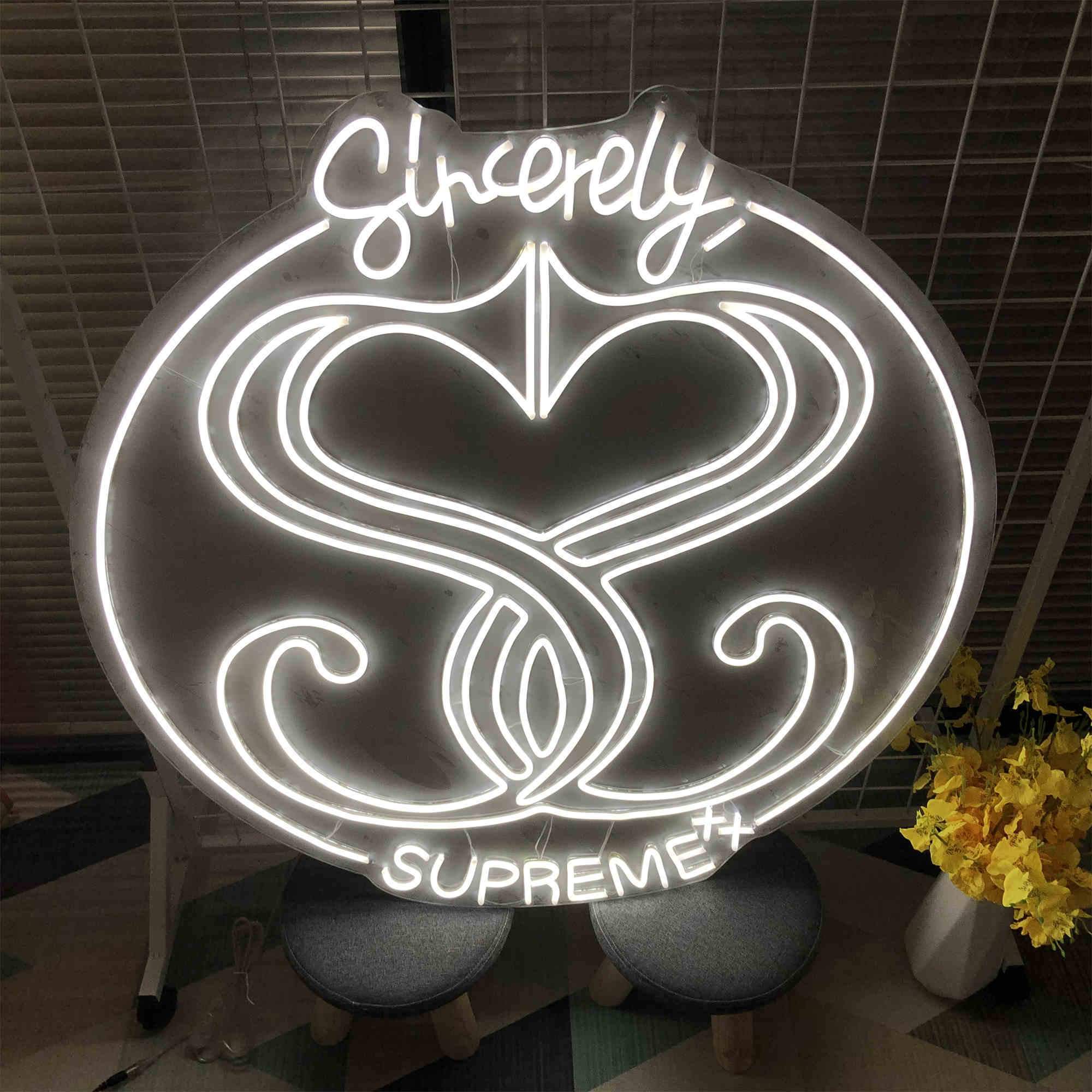 Sincerely Supreme Neon Signs