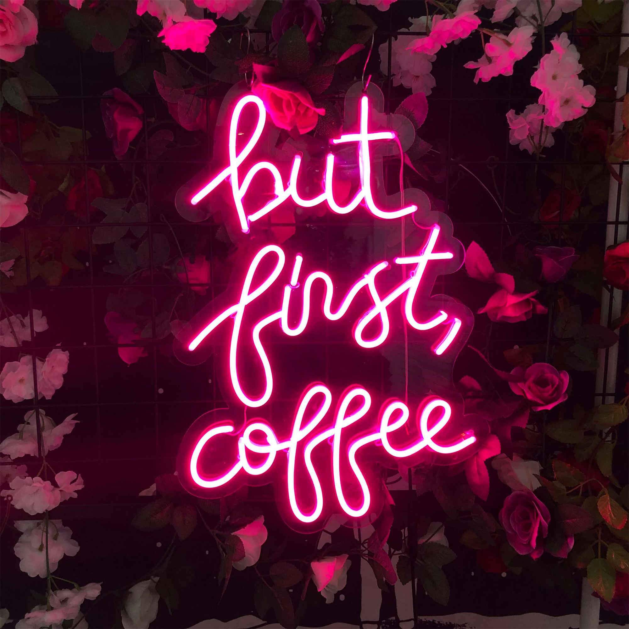 But First Coffee Neon Business Sign Lights