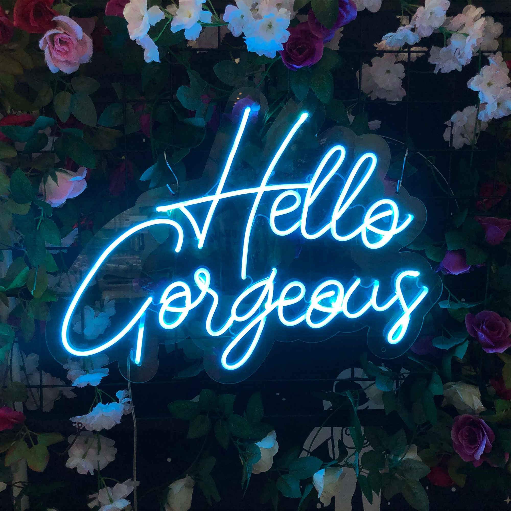 Hello Gorgeous Neon Sign Lights Business