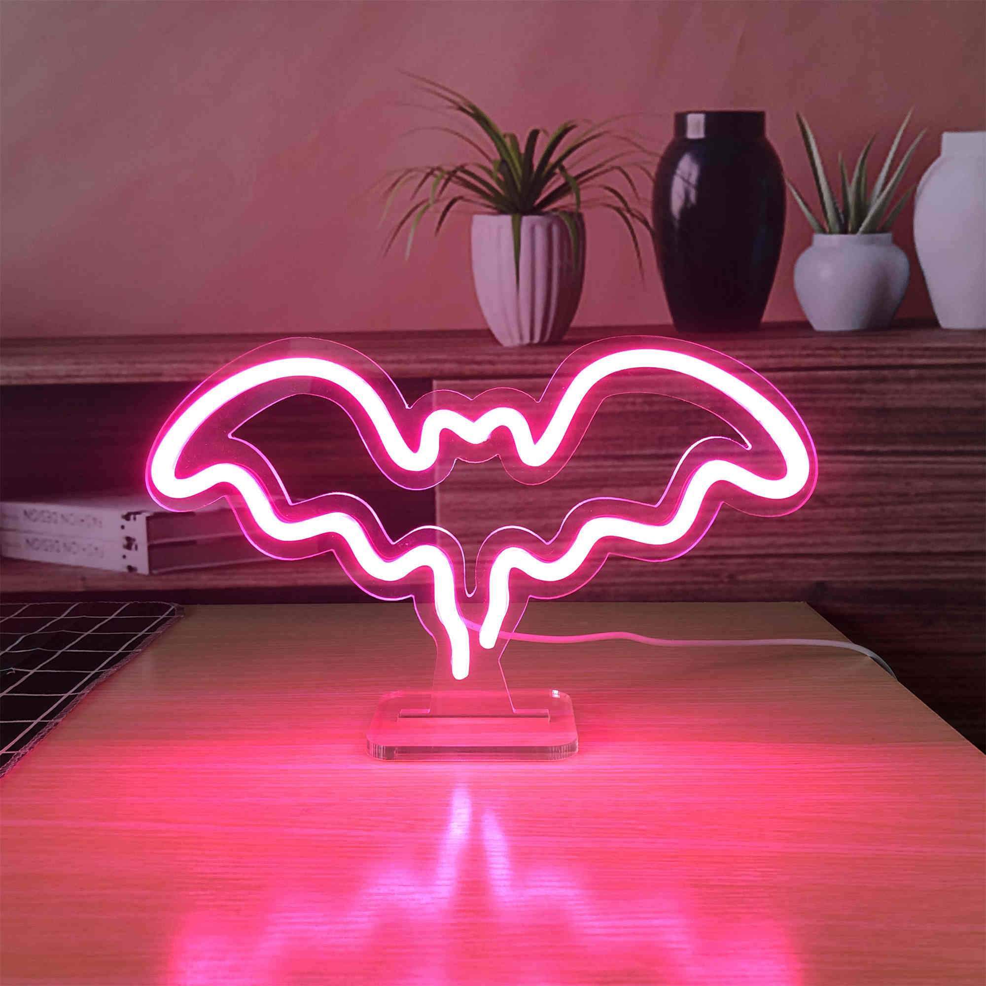 Bat Small LED Neon Signs