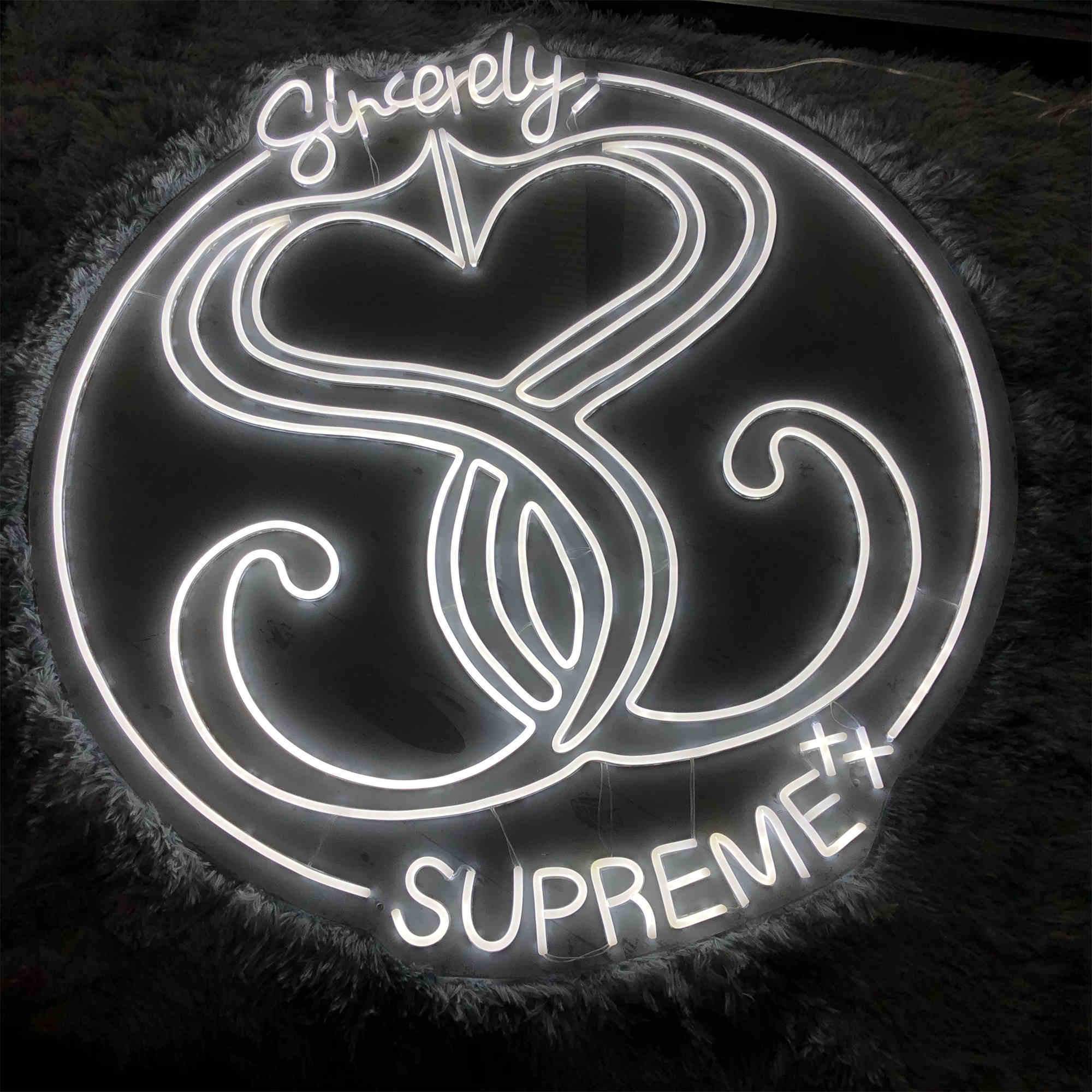 Sincerely Supreme Neon Signs