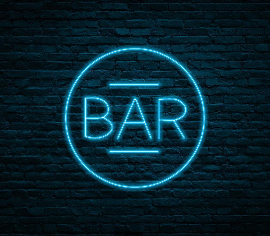 Graphic BAR Neon Signs