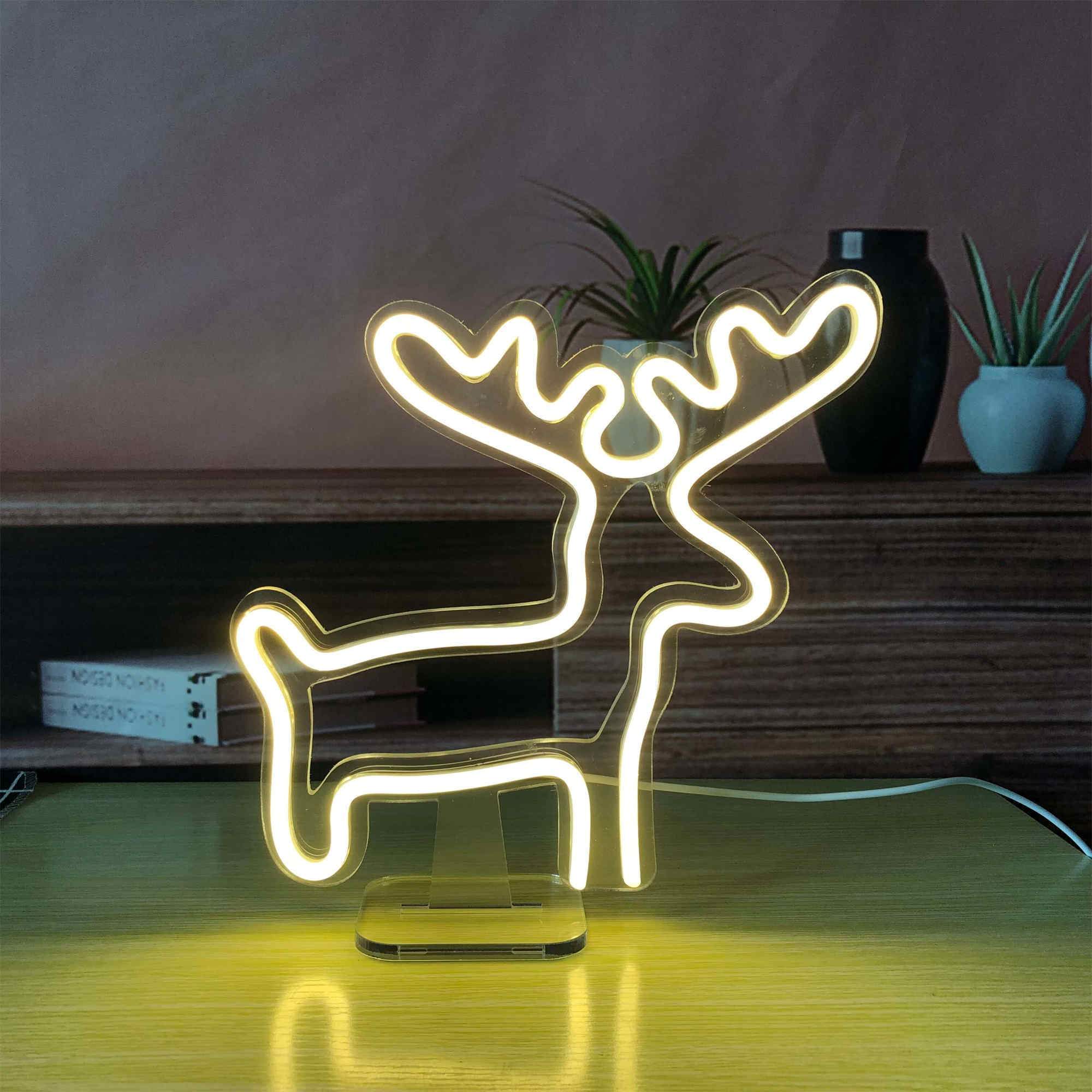 Deer Small LED Neon Signs