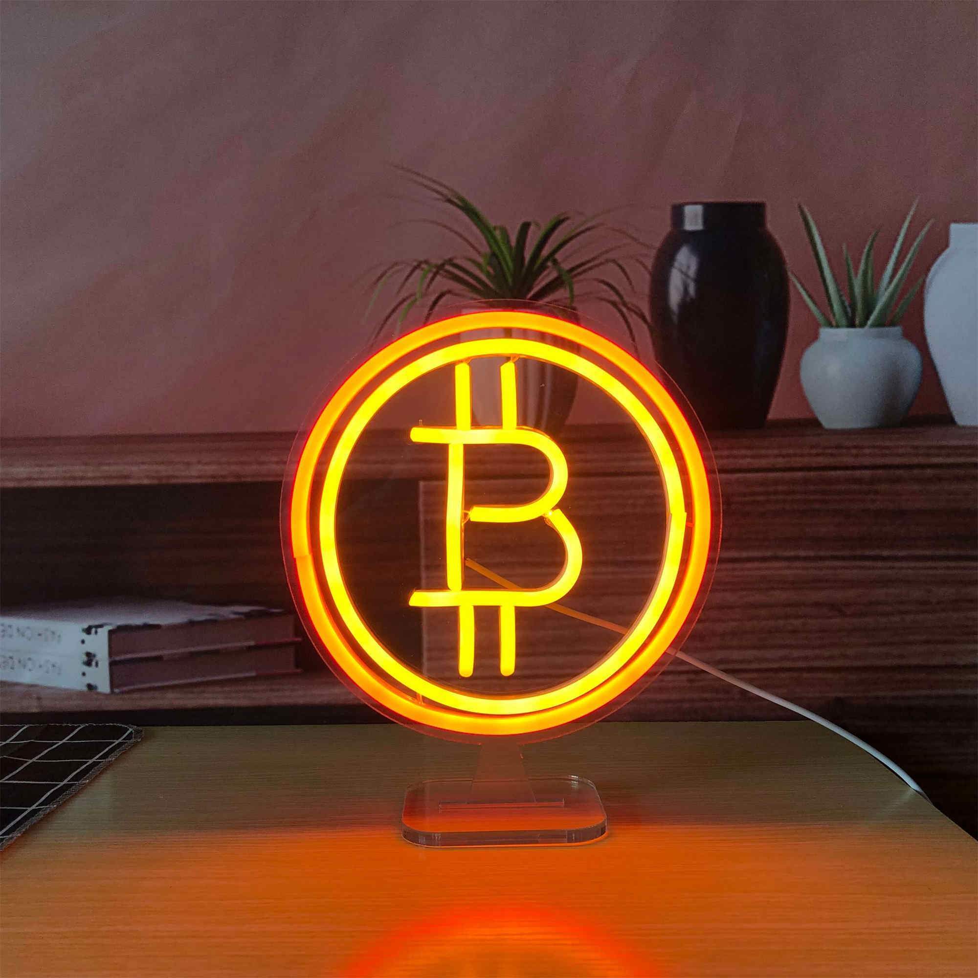 Bitcoin Small LED Neon Signs