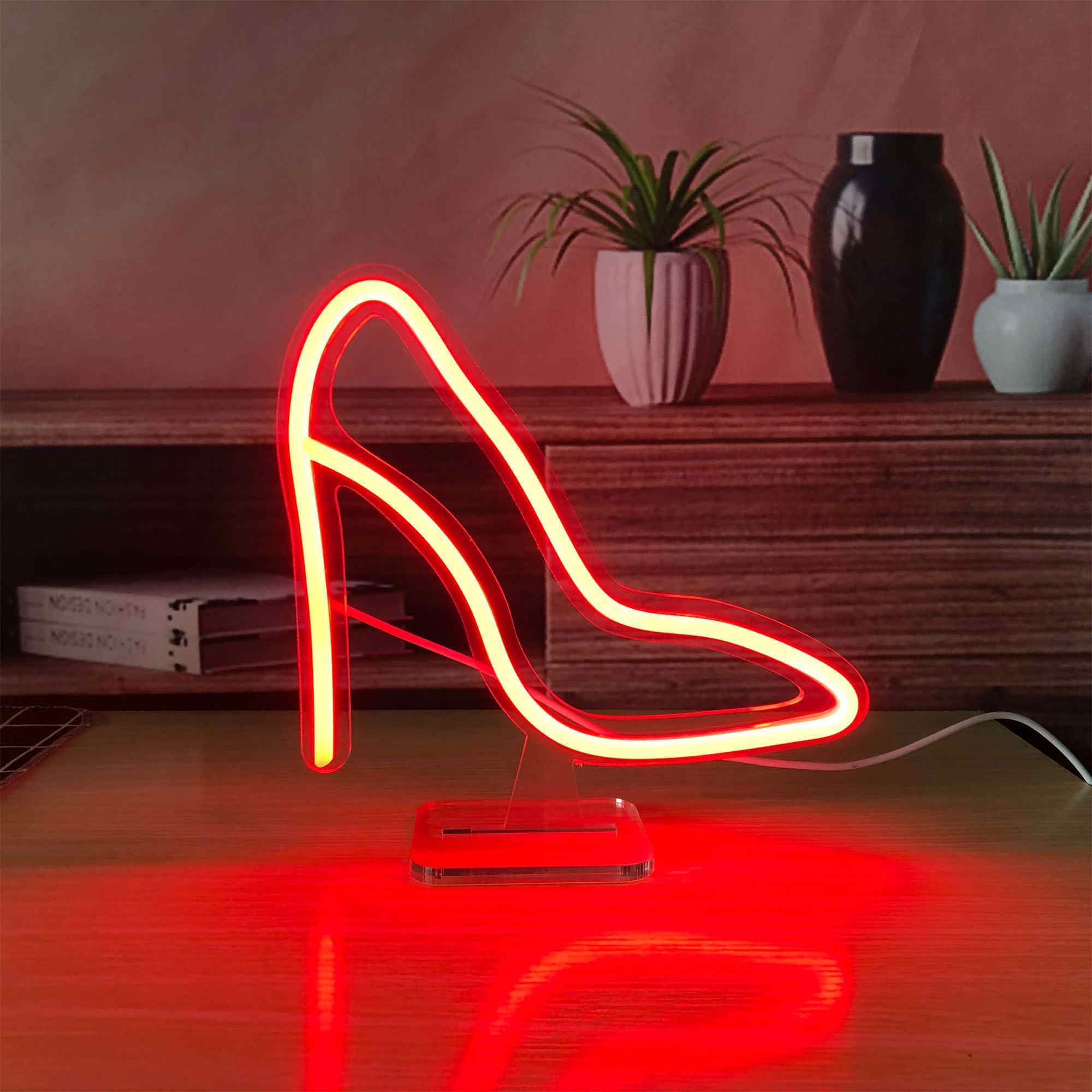 High Heels LED Neon Sign Lights