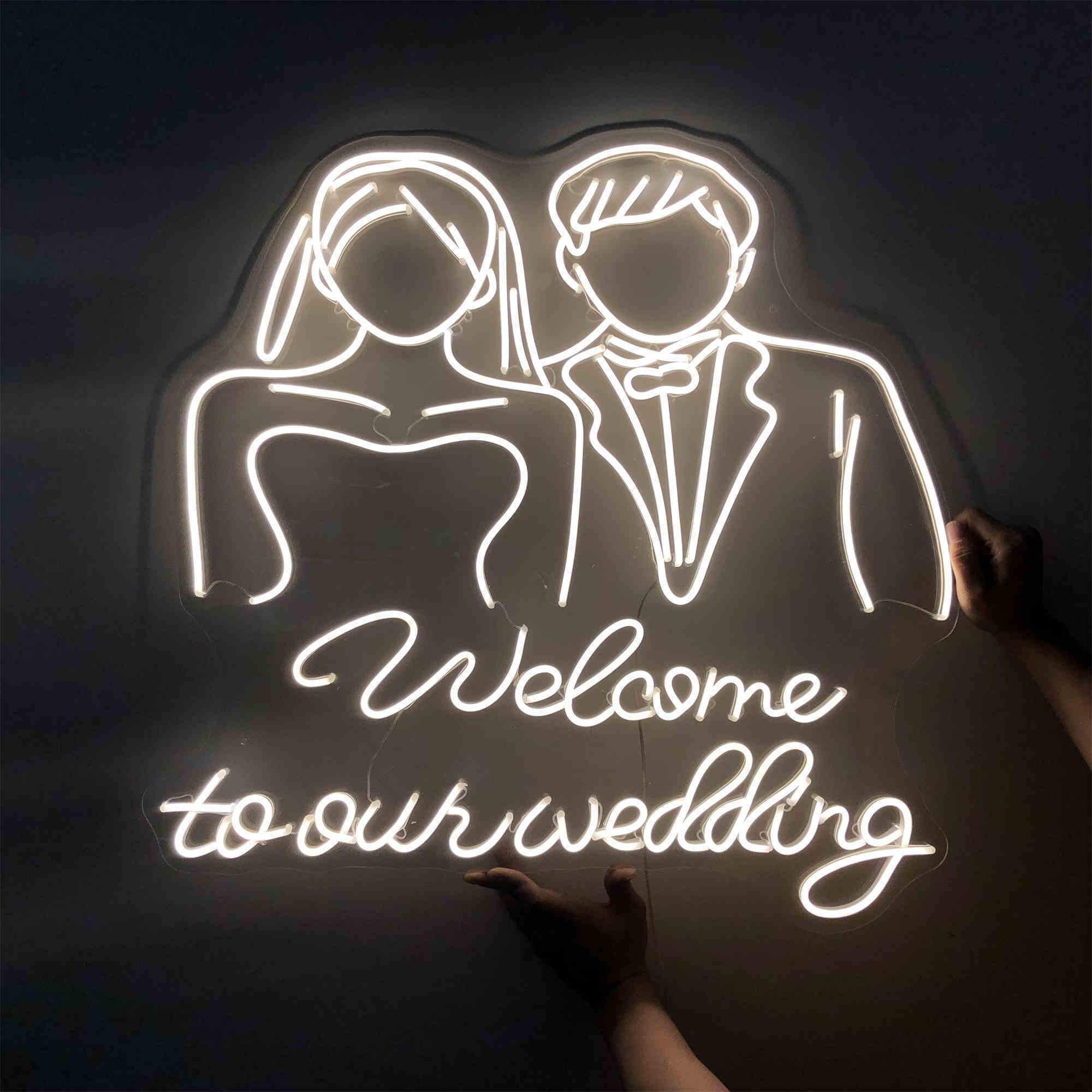 Welcome To Our Wedding Neon Signs