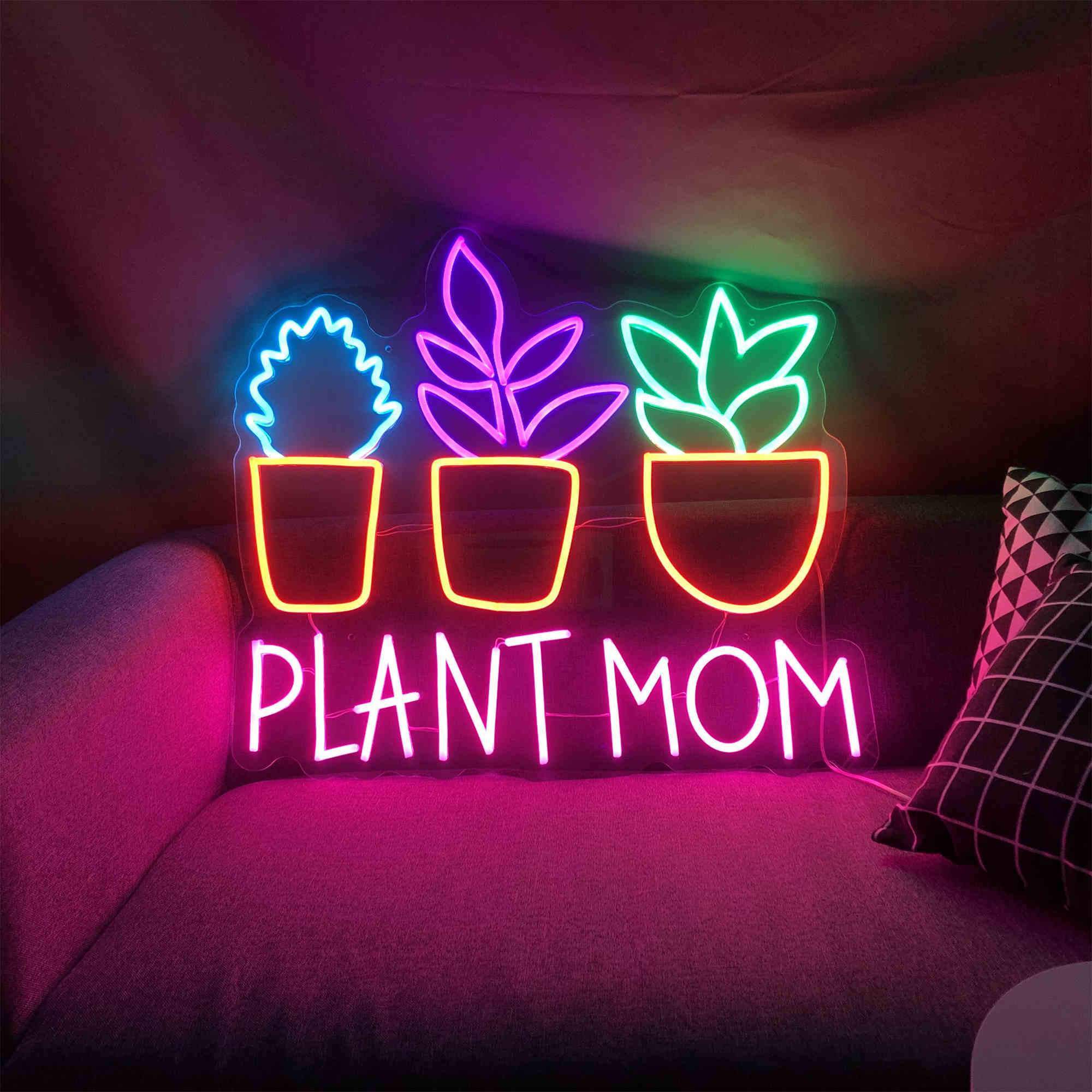 Pot Plant Neon Signs Light