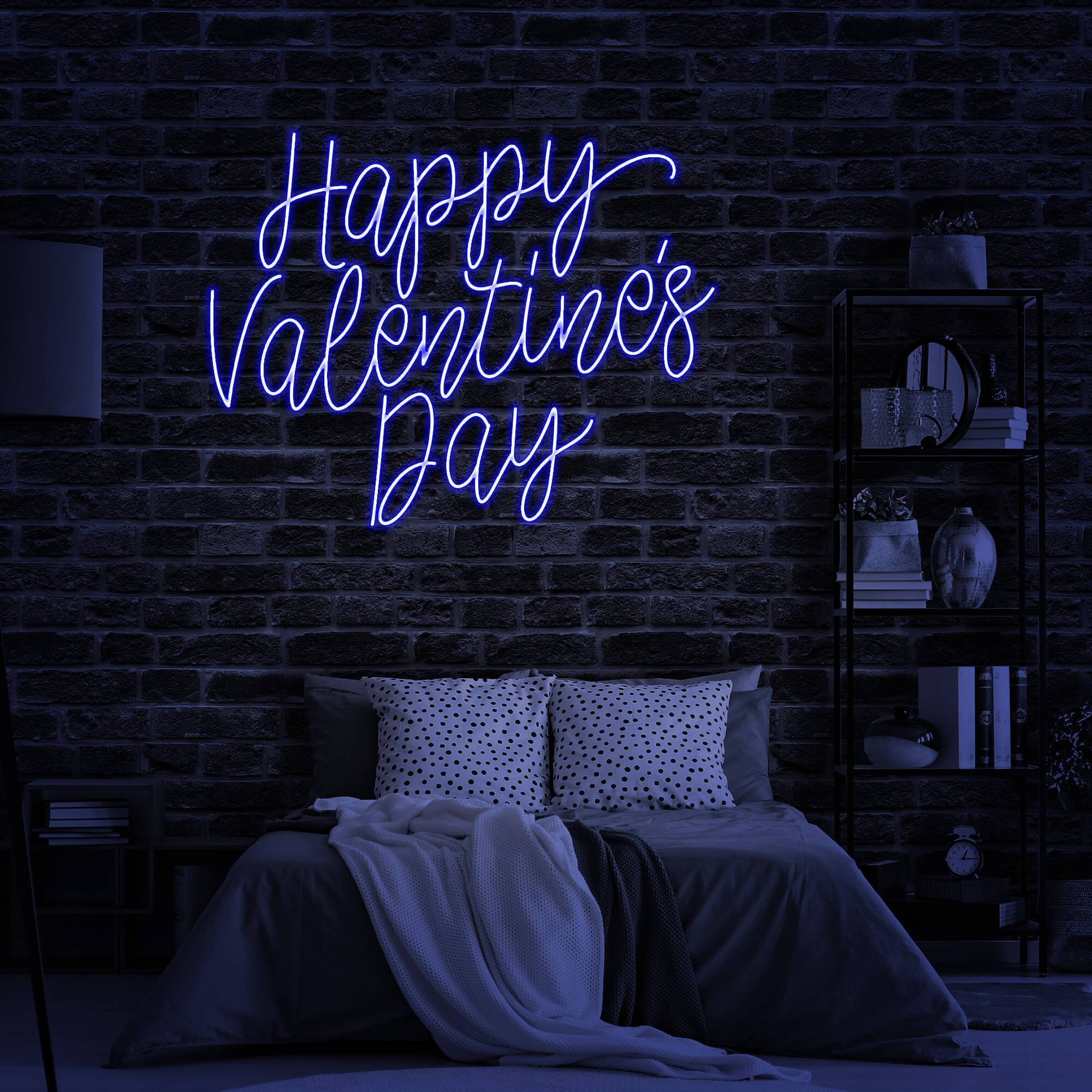 Happy Valentine's Day" Neon Signs Lights
