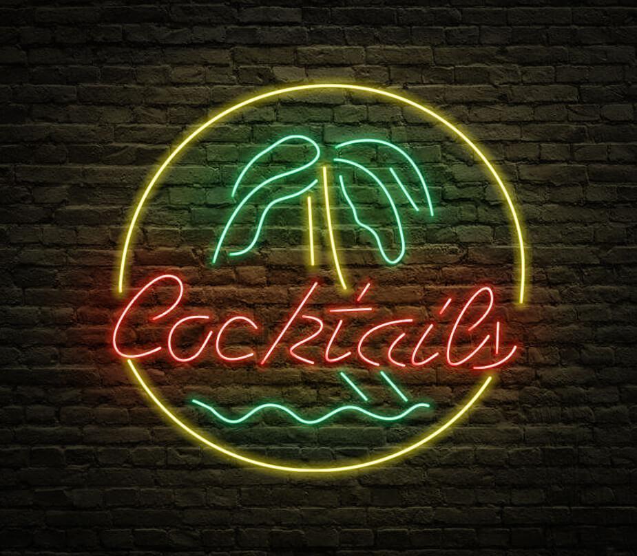 Cocktails Neon Signs