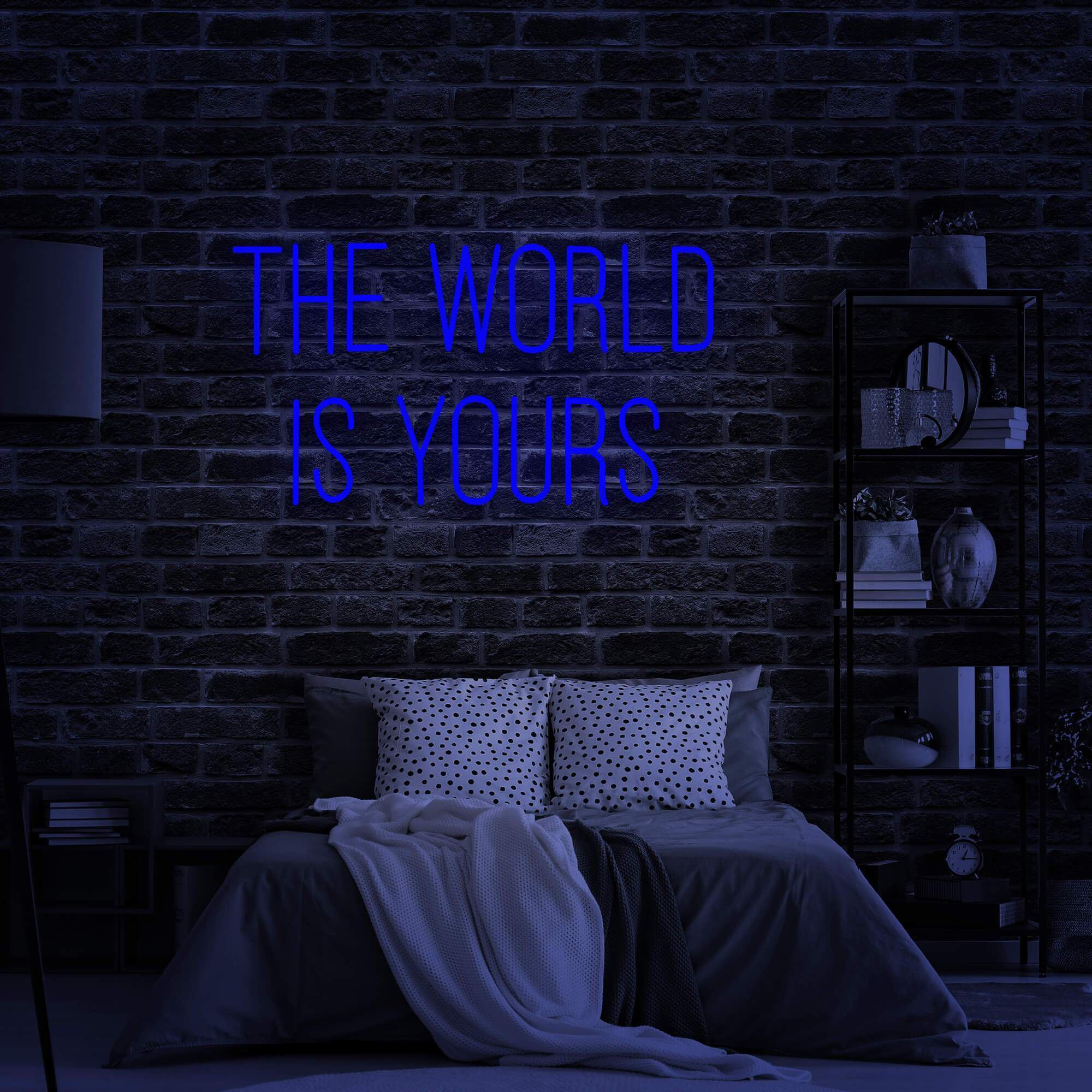 The World Is Yours Neon Signs Lights