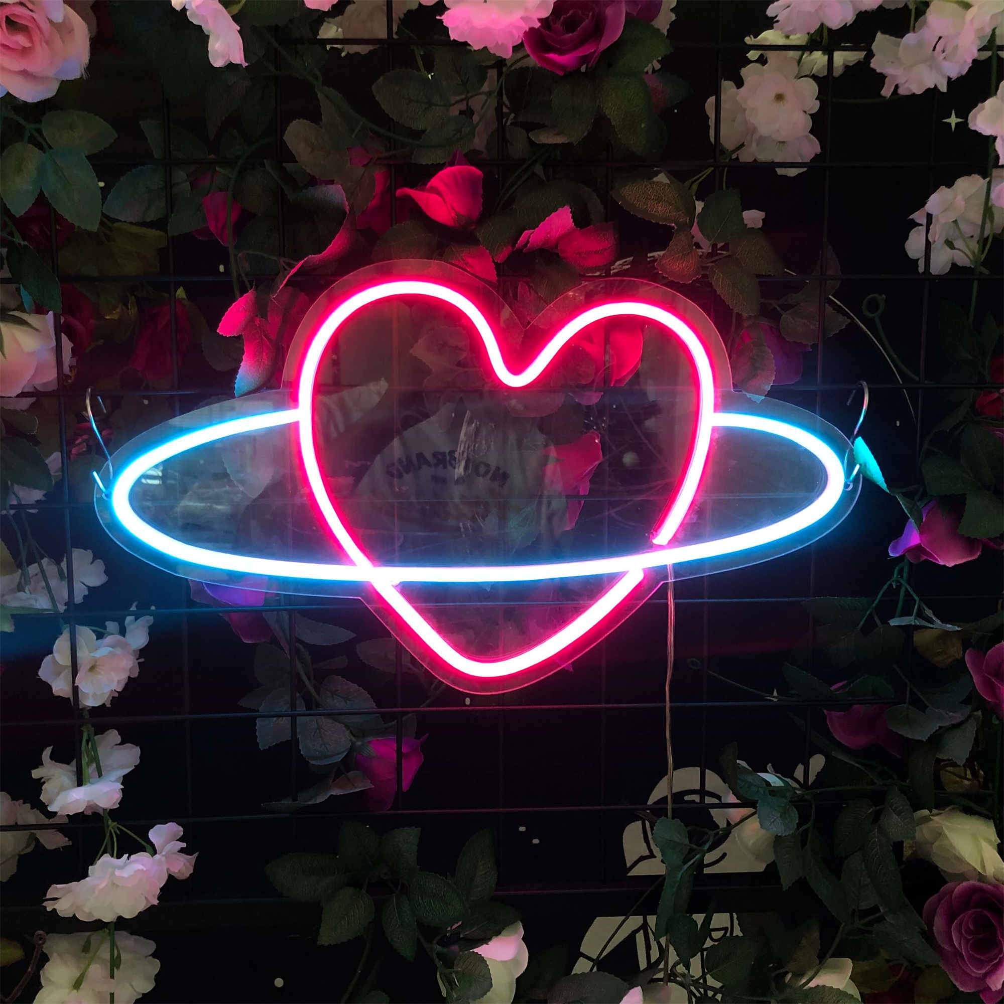 Love Surrounds Neon Signs