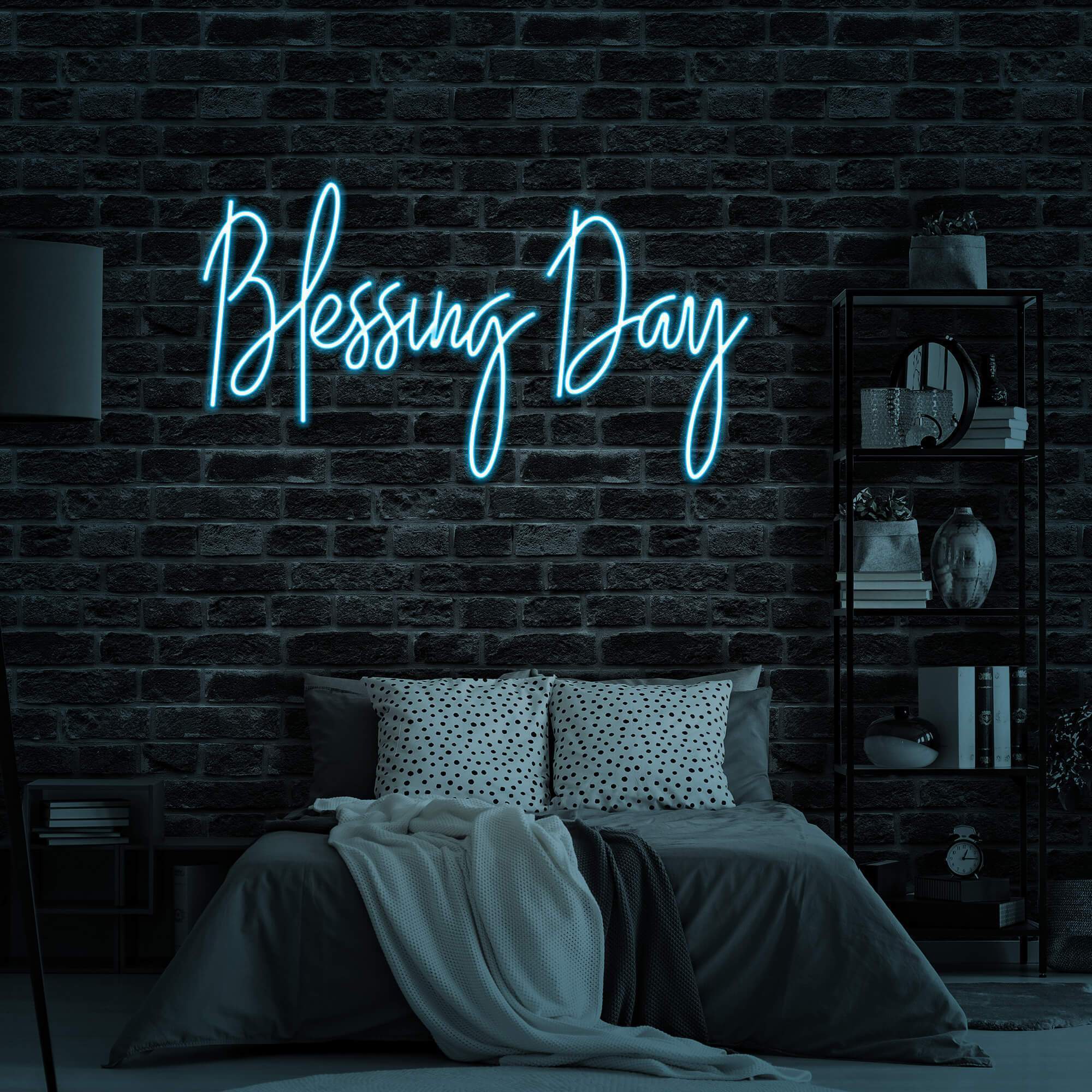 Blessing Day Neon Wedding Sign Lights