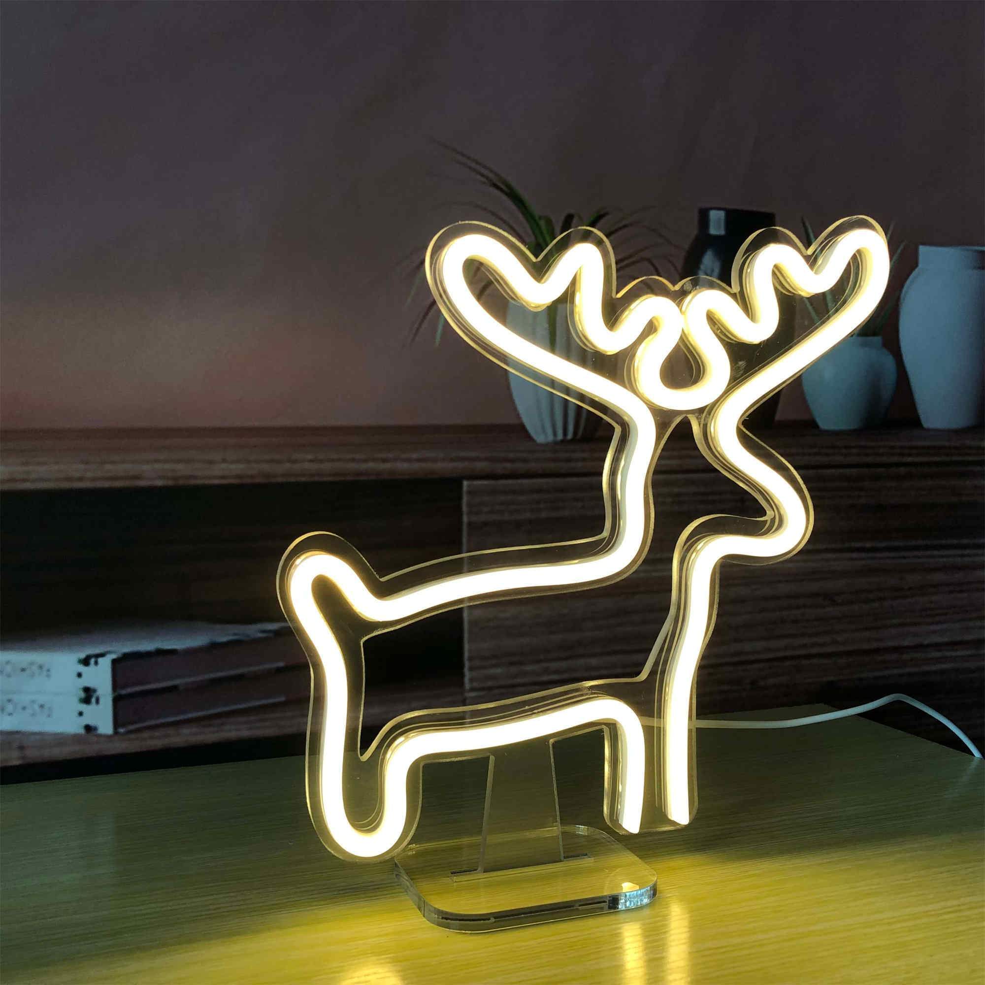 Deer Small LED Neon Signs