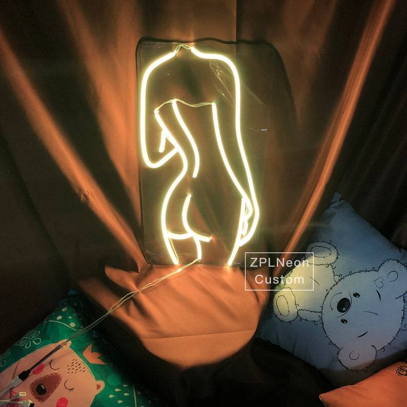 Woman Body Sexy Lady Back neon sign