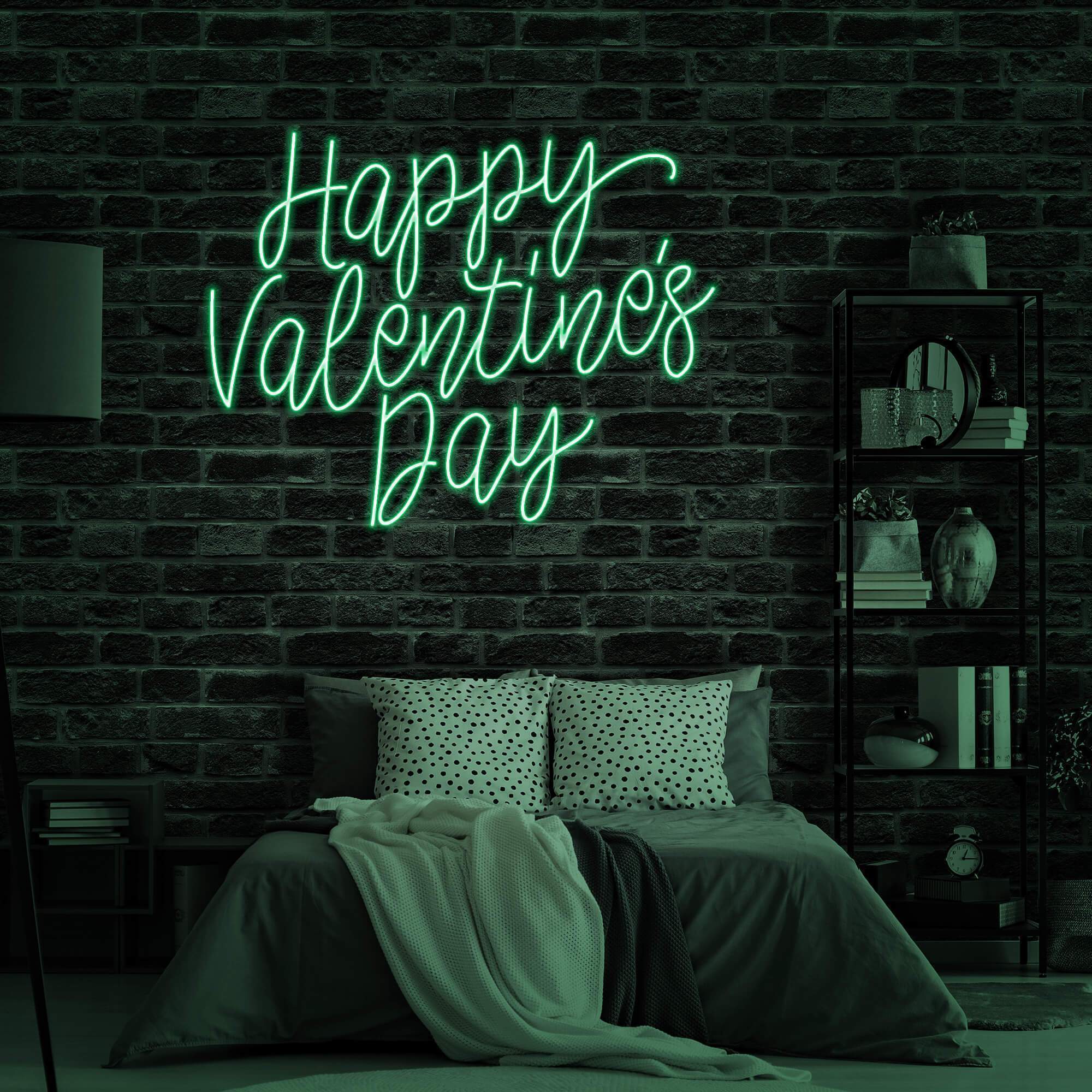 Happy Valentine's Day" Neon Signs Lights